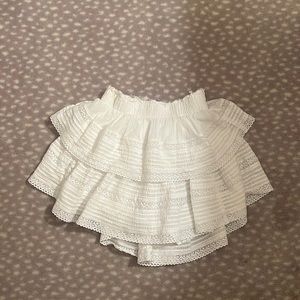 Aerie Lace Ruffle Skirt
